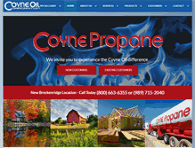 Tablet Screenshot of coyneoil.com